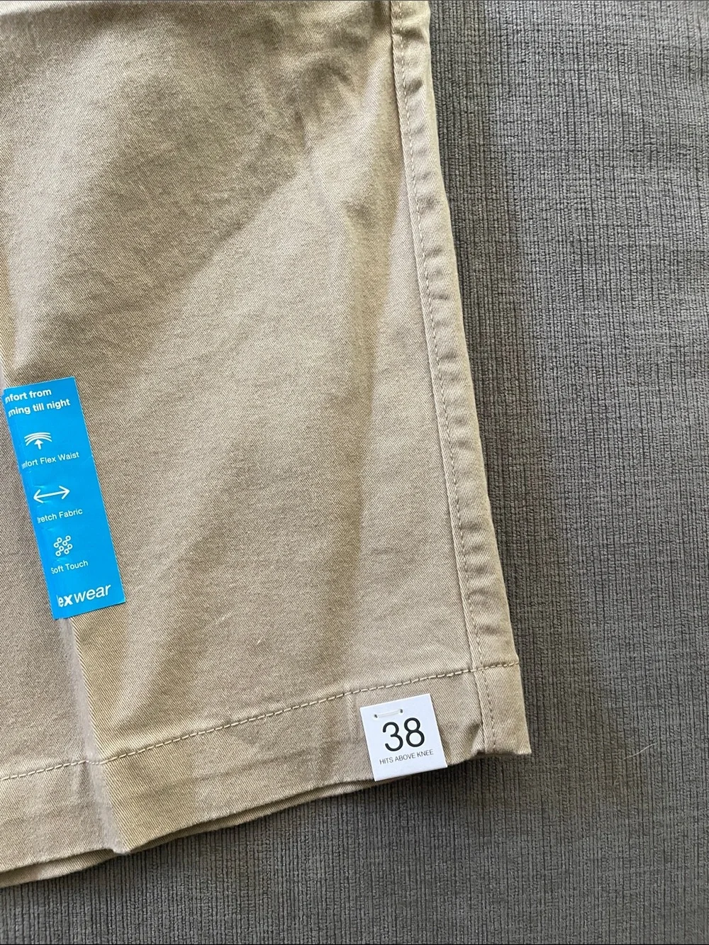 Sonoma Flexwear Khaki Chino Shorts Men's Size 38